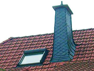 Kaminkopf mit Verkleidung