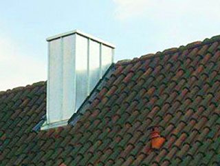 Kaminkopf mit Verkleidung