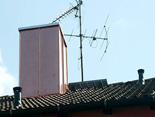 Kaminkopf mit Verkleidung