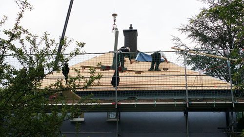 Dachsanierung mit Aufdachdämmung